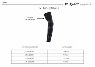 Floky NO STRAIN Padel Sleeve White (Reduce Vibrations)