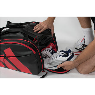 Adidas RacketBag Multigame 2026 Black/Red Padel Bag by Ale Galán