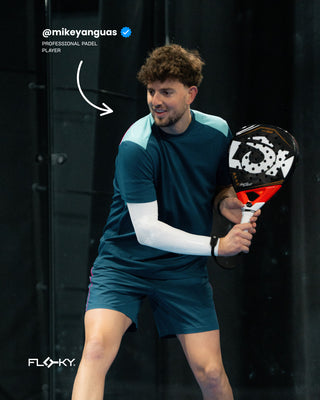 Floky NO STRAIN Padel Sleeve White (Reduce Vibrations)